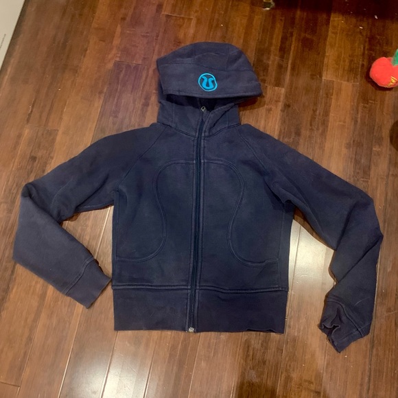 lululemon athletica | Sweaters | Dark Blue Lululemon Scuba Hoodie Old Style  | Poshmark